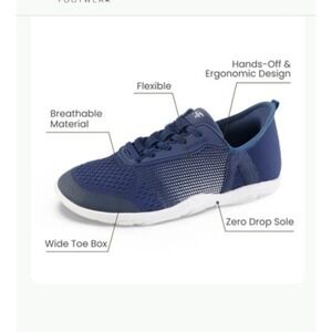 HIKE Footwear HF Stride Blue Mesh Lace Up Sneakers Mens EU 42 New